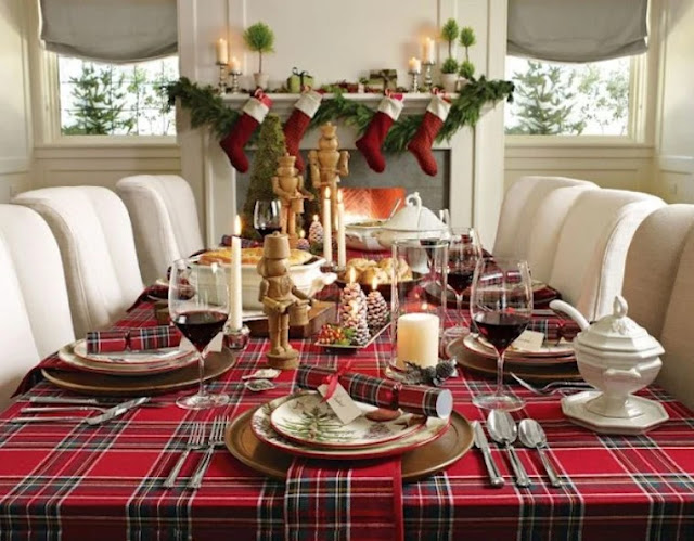 dining room christmas decor images