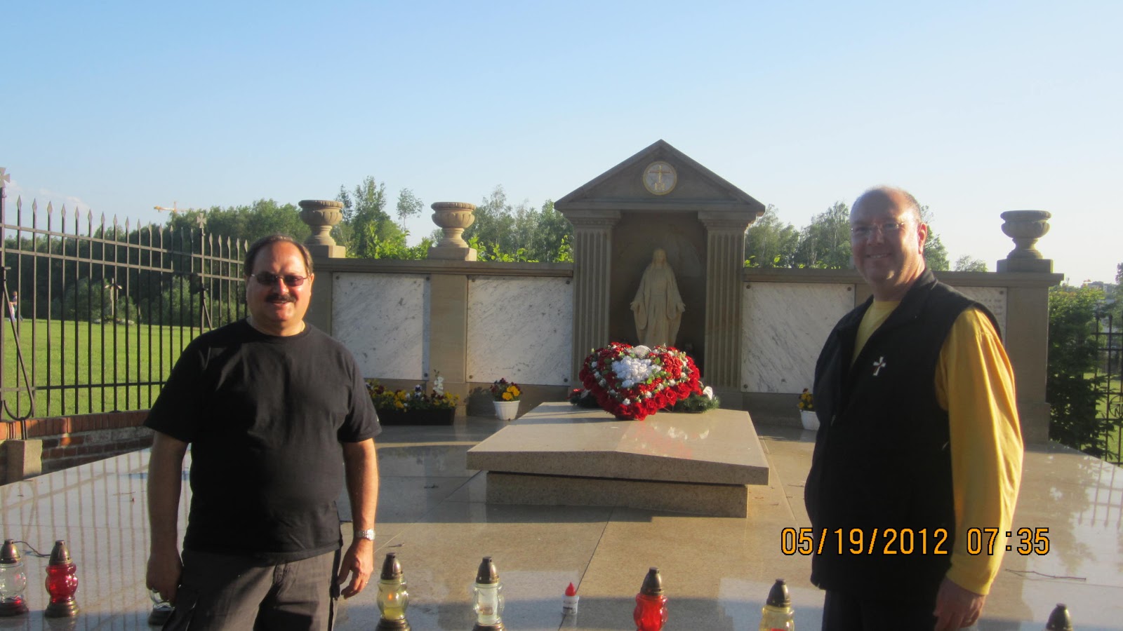 The I Of God Saint Faustina's Grave Site Poland Pilgrimage 1c