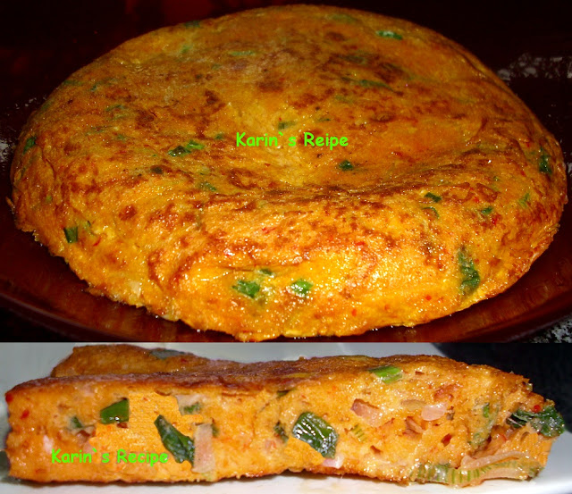 Karin s Recipe Telur  Sambo Padang  Thick Omelette with 