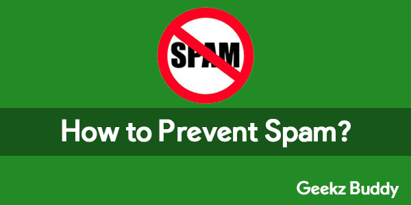 How to prevent spam