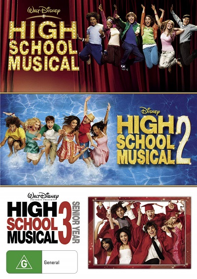 Saga de High School Musical (2006-2008) 1080p DSNP WEB-DL Dual Latino-Inglés [Subt.Esp] (Musical. Comedia. Romance. Colegios & Universida)