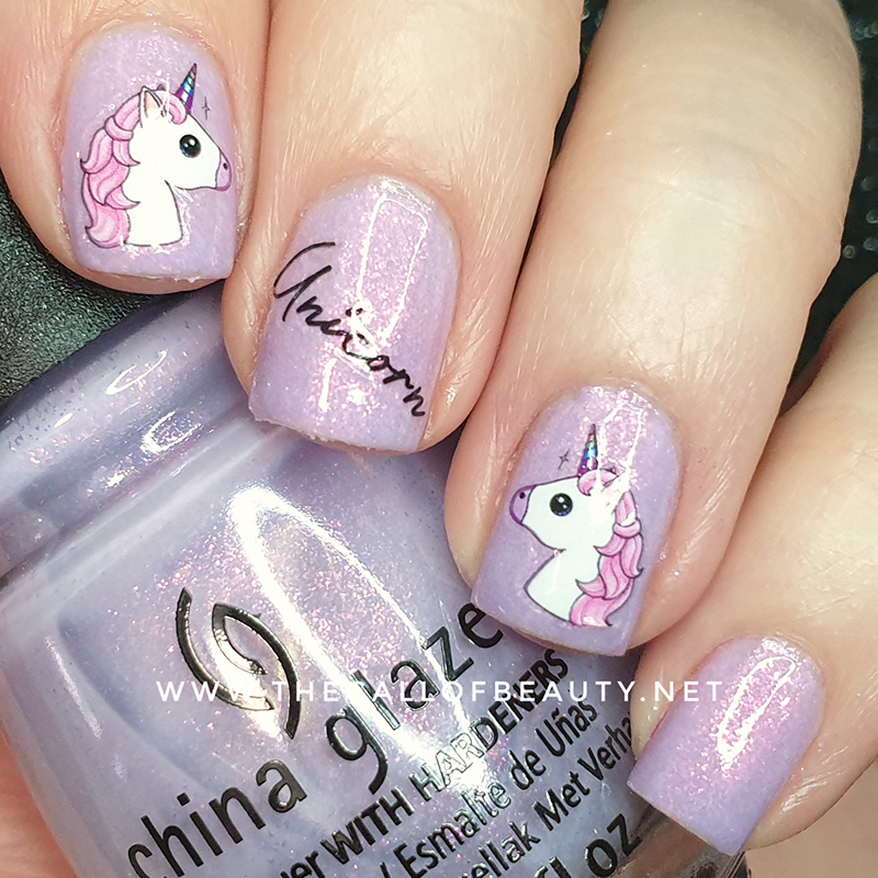 nail designs unicorn