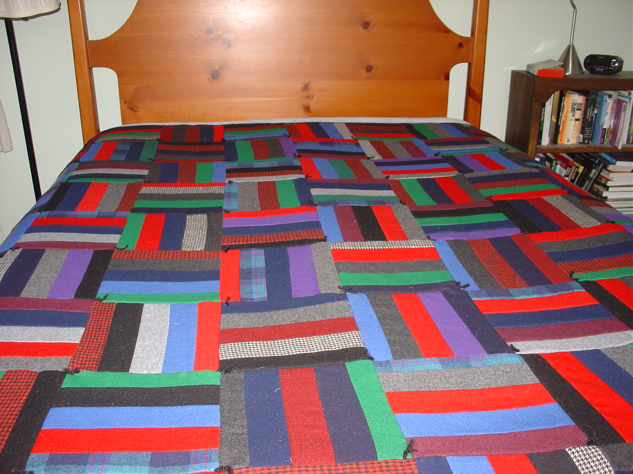 Treadlestitches Coming SoonA Warm Wool "Recycled" Quilt