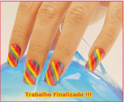 Uñas decoradas en arco-iris, decoración de uñas con varios colores, lindas y hermosas uñas - diseños