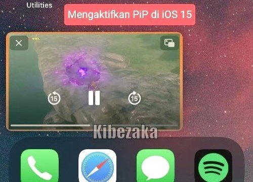 cara aktifkan pip ios 15 iphone