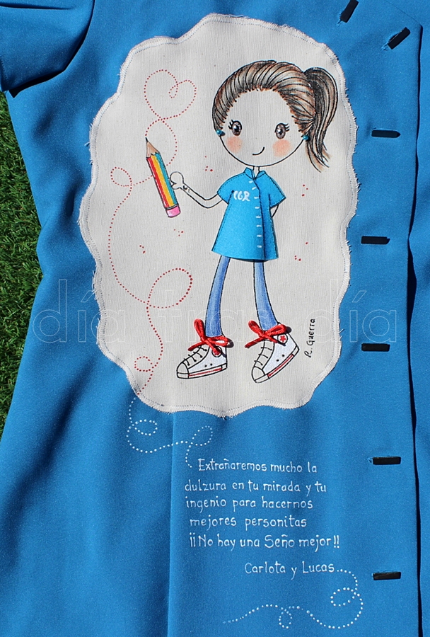 Bata maestra personalizada