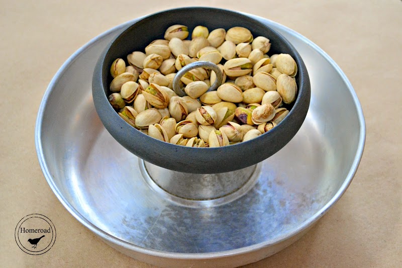 Repurposed Pistachio Nut Bowl