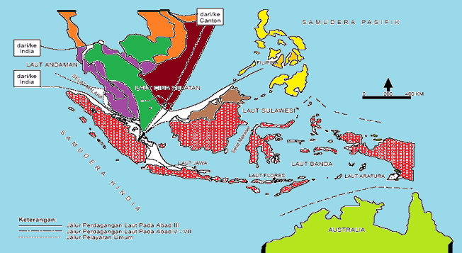 Hindu Budha di Indonesia: Jalur Pelayaran India-Indonesia