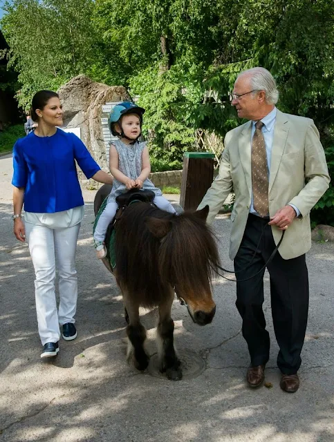 The Swedish Royal Court  has released new photos of Crown Princess Victoria, Princess Estelle and King Carl Gustaf.