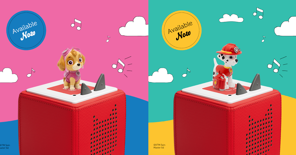Tonies Release 'PAW Patrol' Skye and Marshall Figures for Toniebox