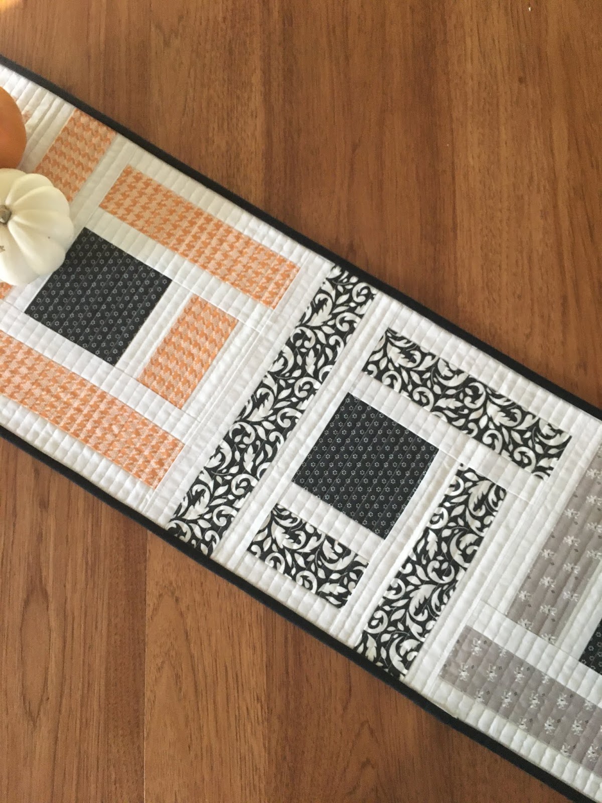 Fresh Dew Drops Log Cottage A Jelly Roll Table Runner