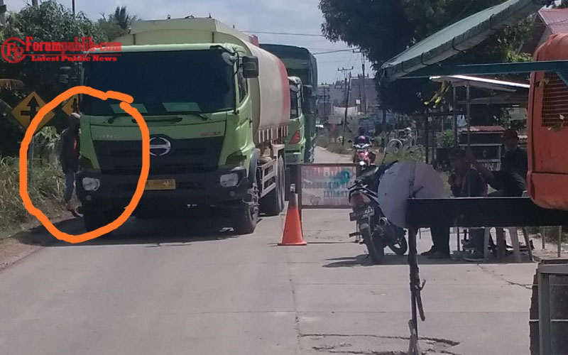 Kemacetan Akibat Semenisasi Jalan Rajawali Haji-Purnama, Sopir Mangsa Oknum Pelaku Pungli