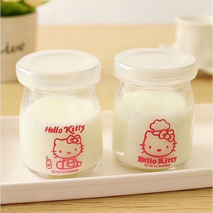 Set 12 hũ đựng sữa chua hoa văn MQ184