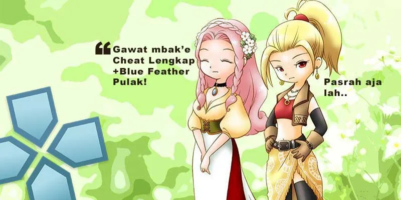 cara cheat harvest moon hero of leaf valley ppsspp lengkap + blue feather