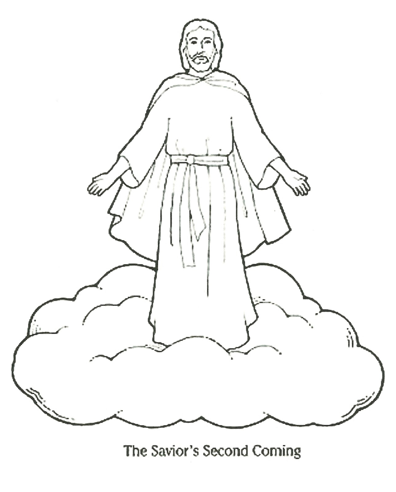 Following Jesus Coloring Page Sketch Coloring Page