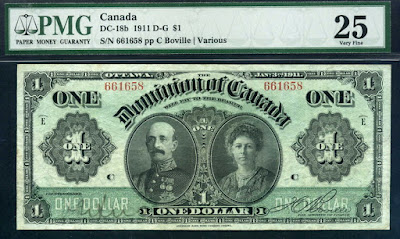 Dominion of Canada notes Dollar bill banknote