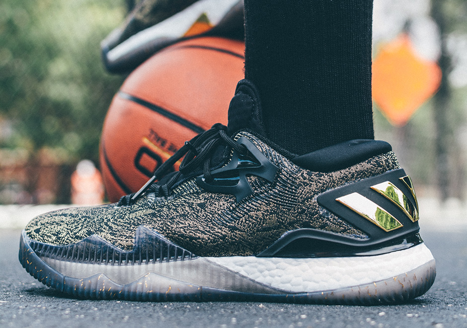 James Harden's adidas Crazylight Boost 2016 PE 'Black Gold' - Sneaker News \u0026 Review