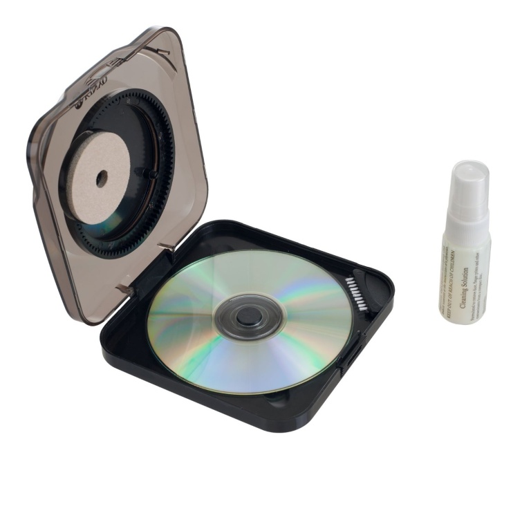 Disc Cleaners Kinyo 72CDC128 Radial DVD CD Cleaning System
