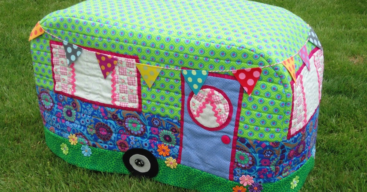 Campervan Fabric Sewing Machine Cover Sewing Kit. Optional Instructions and  Extras. 