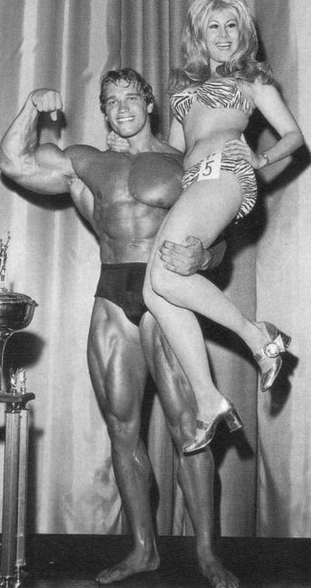 Vintage photos of a young Arnold Schwarzenegger in his physical prime  1960 1980 - 92