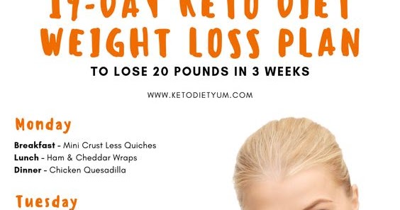 Lose weight easily: 19 day keto diet weight loss plan