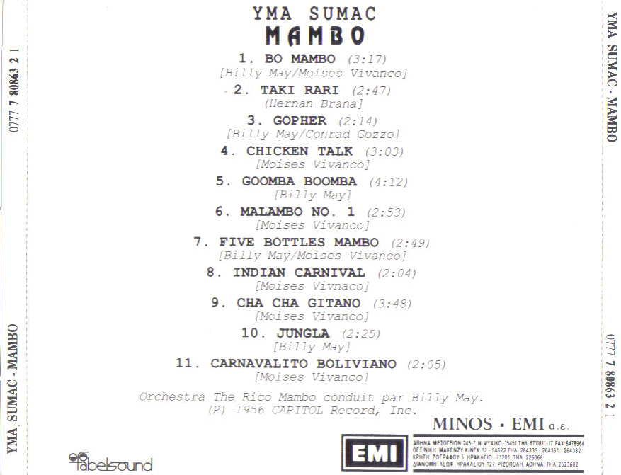 yosoylasalsa YMA SUMAC MAMBO