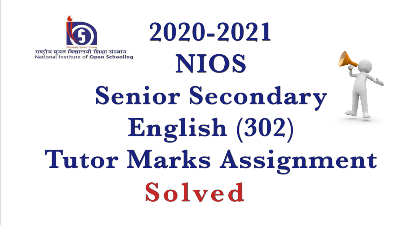 tutor marked assignment english 302