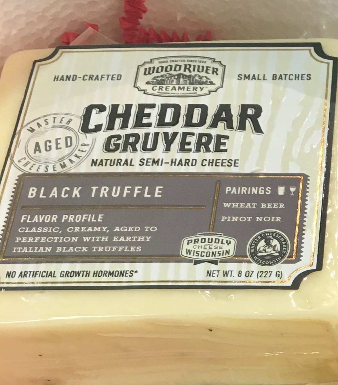 Say Cheese! Wood River Creamery Black Truffle