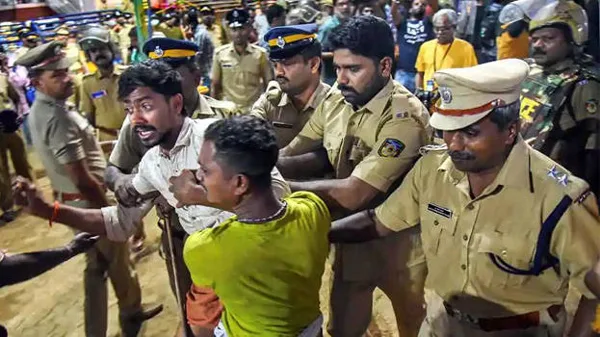 BJP to end protests at Sabarimala, Pathanamthitta, News, Protesters, Police Station, March, High Court of Kerala, Politics, BJP, Religion, Kerala.