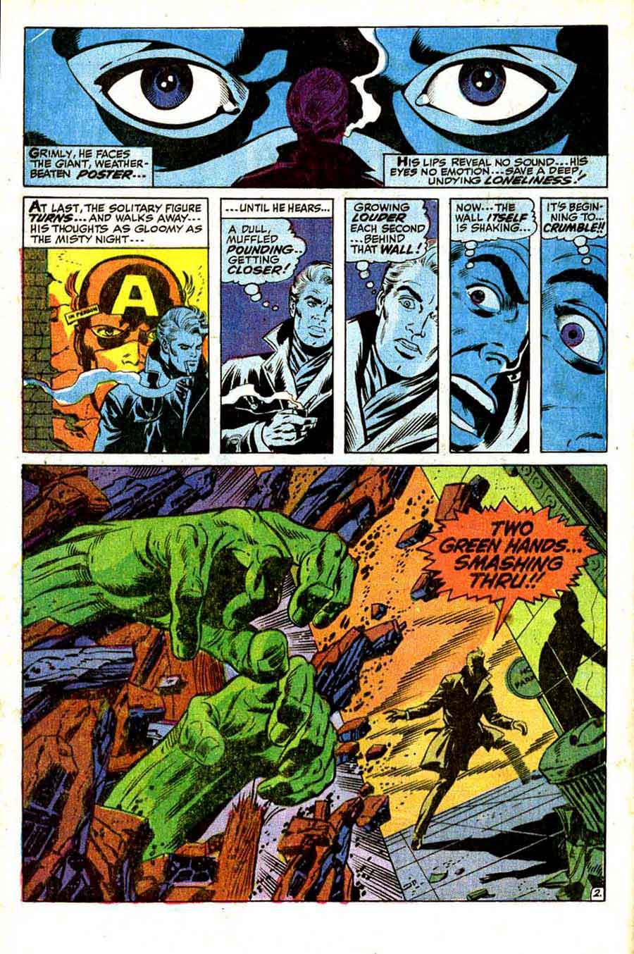 Captain America #110 silver age 1960s marvel comic book page art by Jim Steranko