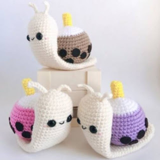 PATRON GRATIS CARACOL AMIGURUMI 46035