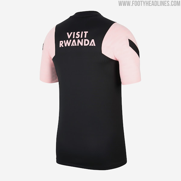 Pink Black PSG Official Paris Saint-Germain Mens Polo Shirt 