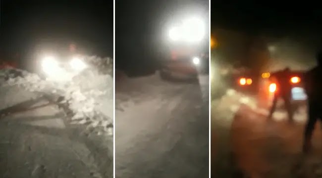 Karayolları yolda kalan araçları kurtardı