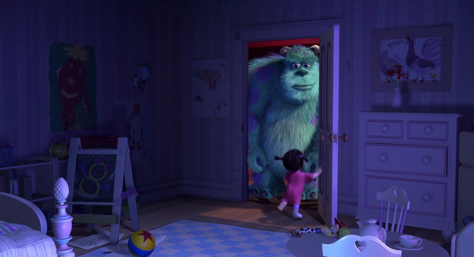 2 Toy Story Characters in Monsters, Inc. and Finding Nemo