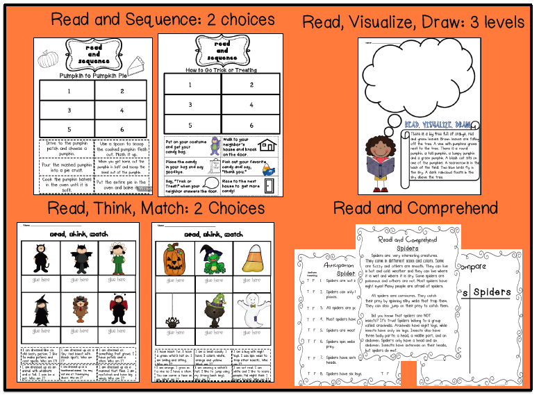 Sarah's First Grade Snippets: October Literacy Centers for First and ...