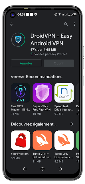 installer DroidVPN