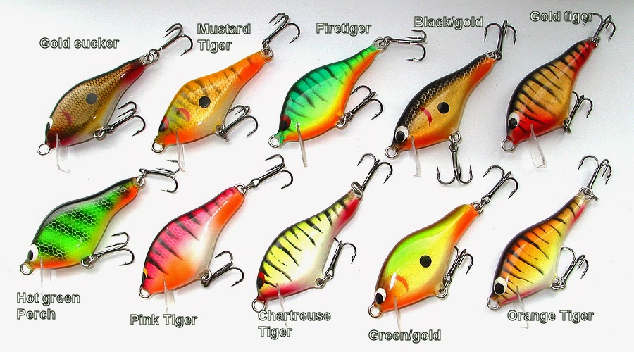 Fishing Lure Color Chart