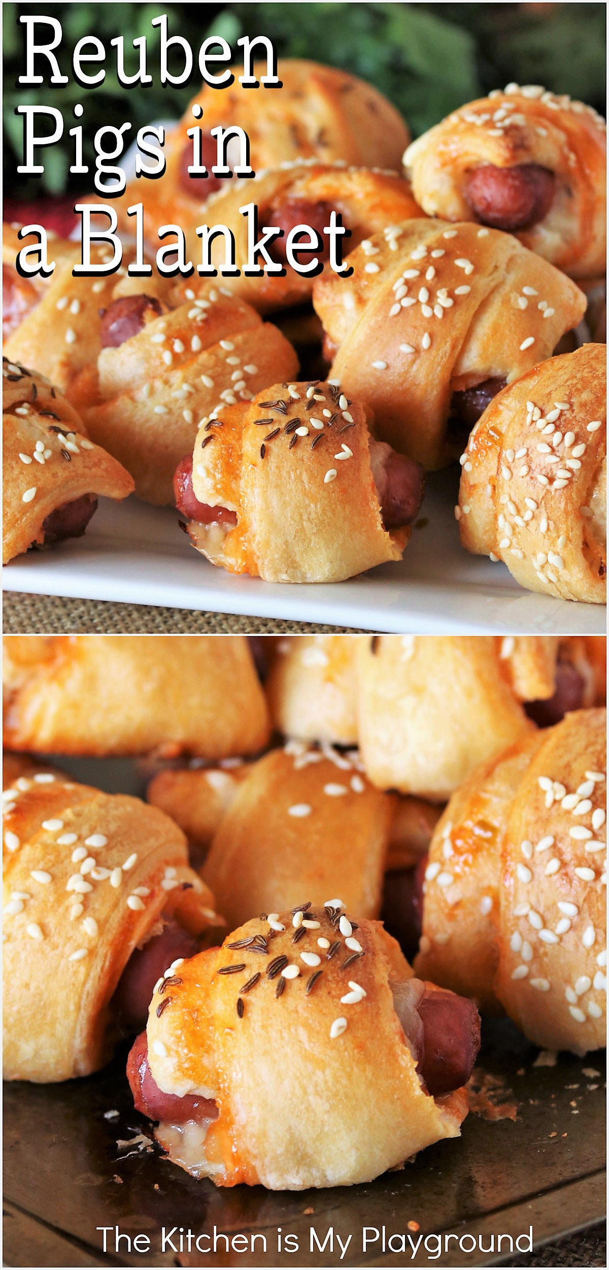 Reuben Pigs In a Blanket The Kitchen is My Playground