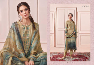 Sarg Rhythm Pashmina Winter Woolen Salwar  Kameez  Wholesale