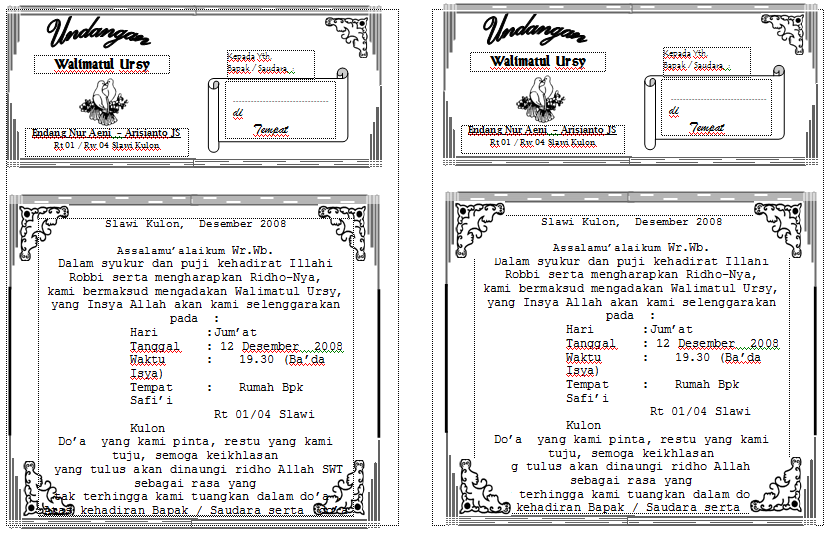 Terbaru 22+ Download Undangan Pernikahan Word Yang Bisa Diedit