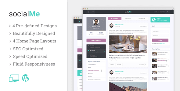 Socialme – Impress Visitors With A Fast Social WordPress Website