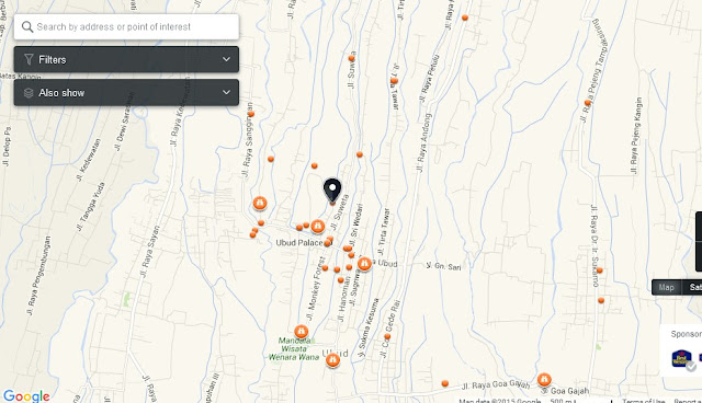 Ubud Sari Health Resort Spa & Beauty Salon Bali Map,Map of Ubud Sari Health Resort Spa & Beauty Salon Bali,Things to do in Bali Island,Tourist Attractions in Bali,Ubud Sari Health Resort Spa & Beauty Salon Bali accommodation destinations attractions hotels map reviews photos pictures