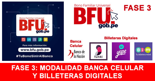 Gob Pe Segundo Bono Universal Yape Billetera Yape Que Es Bim Bono