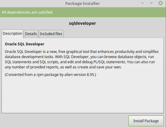 How to Install SQL Developer on Linux Mint