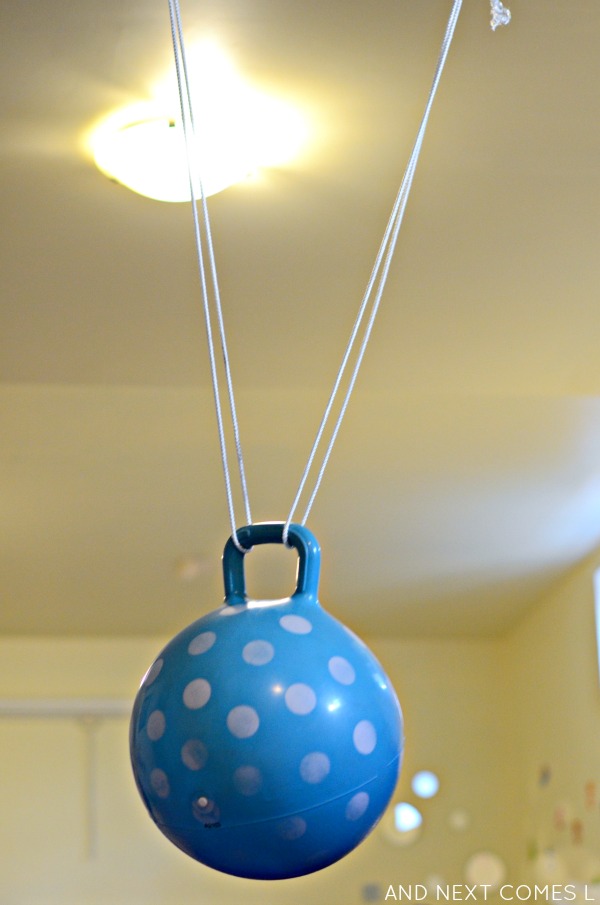 How to Make a DIY Ball Swing And Next Comes L Hyperlexia Resources