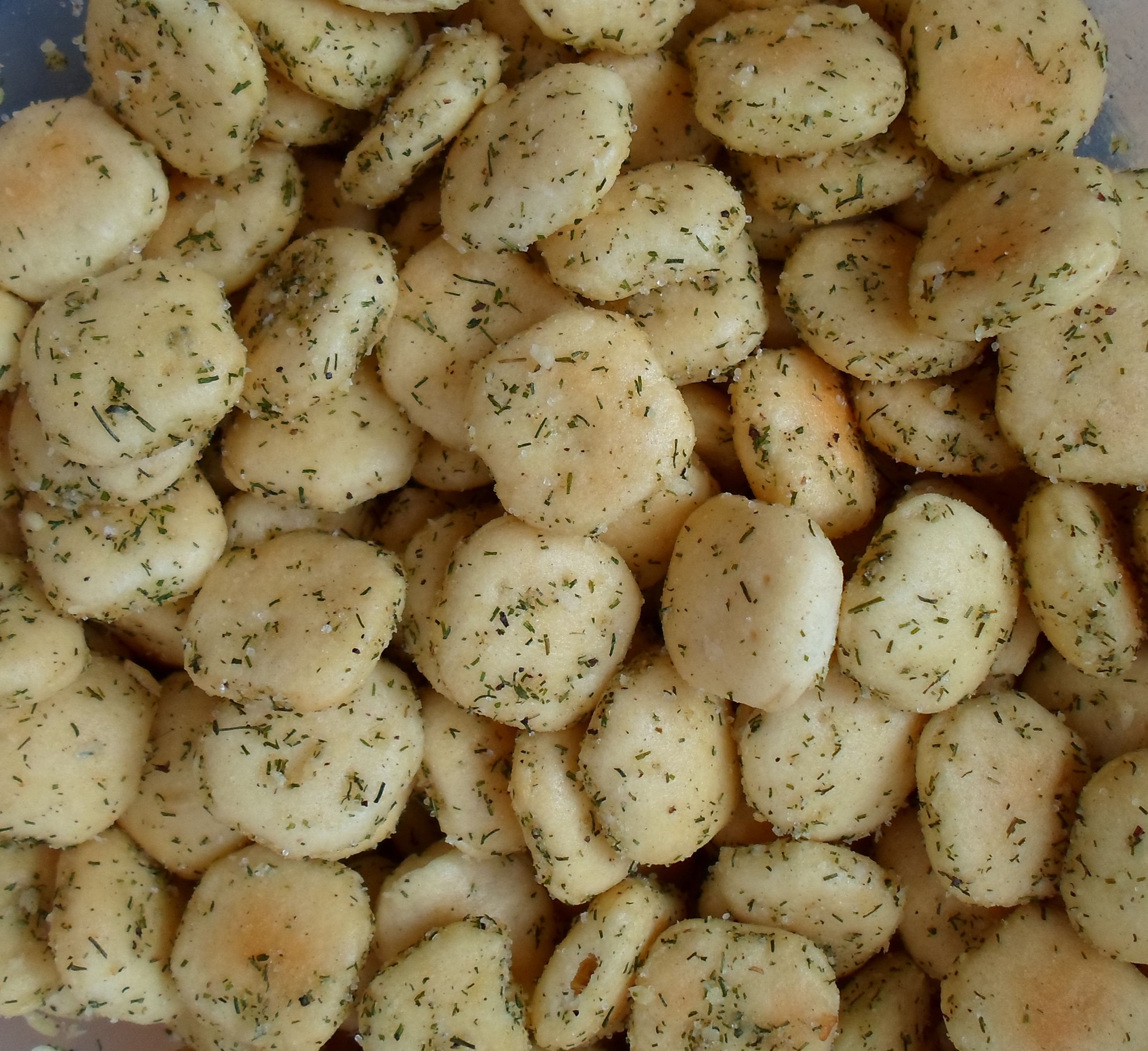 Happier Than A Pig In Mud Seasoned Oyster Crackers No Bake, Less Oily
