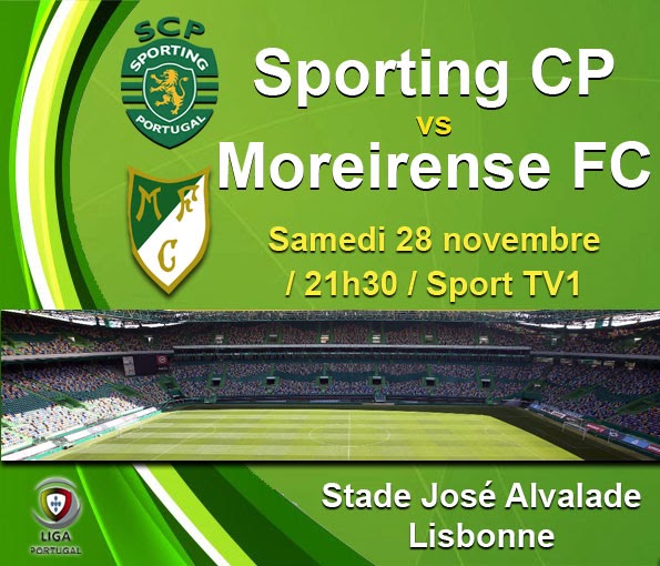 Planète Sporting Clube de Portugal Liga Sporting vs Moreirense