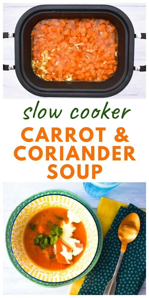 Easy Slow Cooker Carrot & Coriander Soup Recipe Tinned Tomatoes