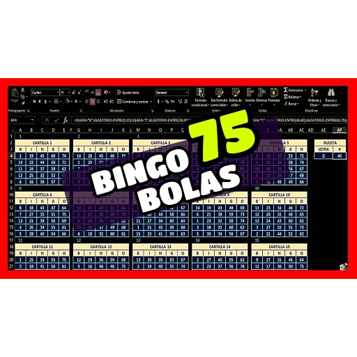 APRENDE Cómo Hacer un BINGO en Excel de 75 BOLAS 7️⃣5️⃣ y CARTONES