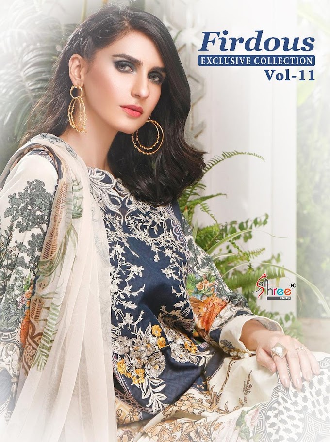 Shree Fab Firdous vol 11 Pakistani Suits catalog wholesaler